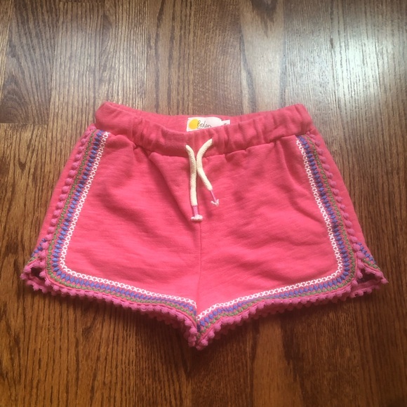 Mini Boden Other - Mini Boden Pom Pom Trim Shorts 6